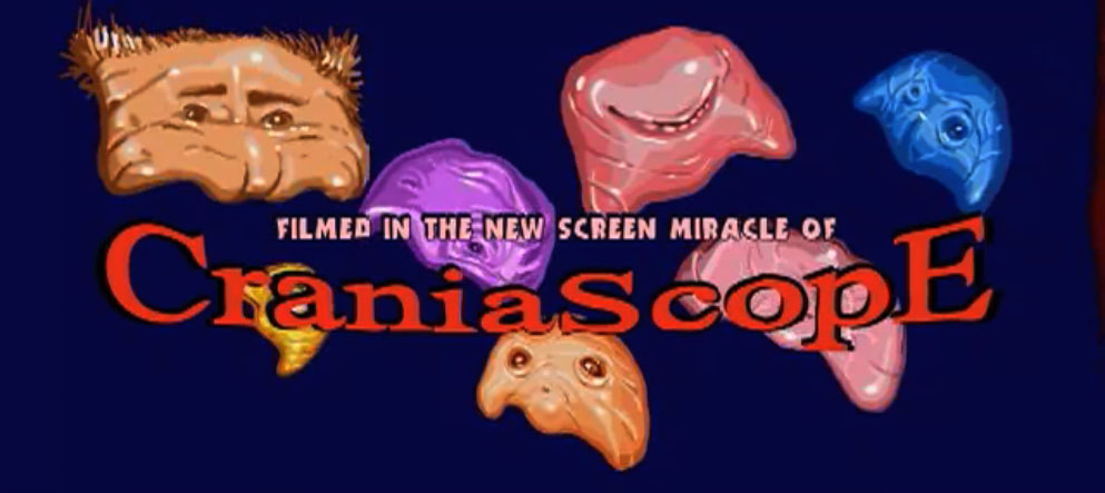 The film was created to evoke the look of 1960s Technicolor in hue and saturation, and the opening credits were somewhat inspired by the wacky animated opening film credits of that same period. Larry Blamire, the director, wanted a wide and diverse variety of foreheads throughout this opening title sequence: realistic foreheads, modern art foreheads... all sorts of shapes and sizes of foreheads.